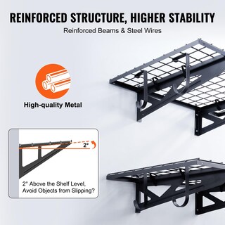 Foto 3 | Foto 3 | Estantes De Pared De Garaje Vevor De 2 X 3 Pies, Resistentes, Con Una Carga De 250 Kg - Venta Internacional.