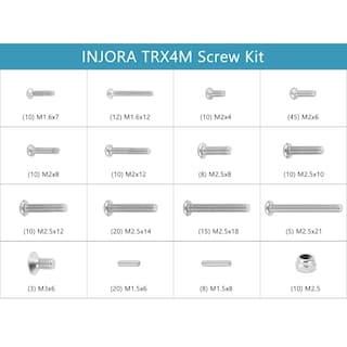 Foto 5 | Foto 5 | Kit De Tornillos Injora De Acero Inoxidable Grado 12.9 Para Trx4m 1/18 Rc - Venta Internacional.