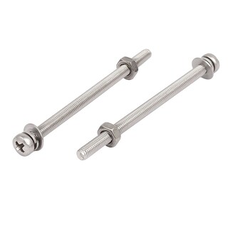 Foto 2 | Foto 2 | Juego De Tornillos Uxcell M3 X 50 Mm De Acero Inoxidable 304 25 Juegos - Venta Internacional.