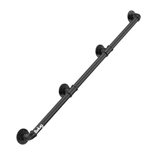 Foto 1 | Foto 1 | Pasamanos De Escalera De Montaje En Pared Escalera 305cm Belug  Negro