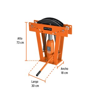 Foto 3 | Foto 3 | Doblador de Tubo Hidráulico Truper DTH/16 color Naranja 16 Ton