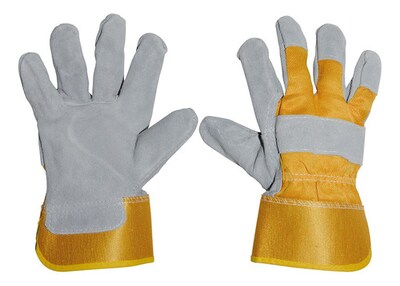 Foto 1 | Foto 1 | Guantes Cortos Carnaza Loneta Uso Pesado Unitalla Surtek
