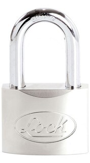 Foto 1 | Foto 1 | Candado Acero Largo Llave Disco Cromo Satinado Lock