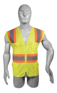 Foto 1 | Foto 1 | Chaleco Alta Visibilidad 6 Bolsas Amarillo Unitalla Surtek