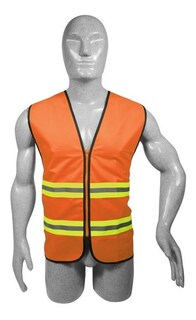 Foto 1 | Foto 1 | Chaleco Alta Visibilidad Poliester Naranja Unitalla Surtek
