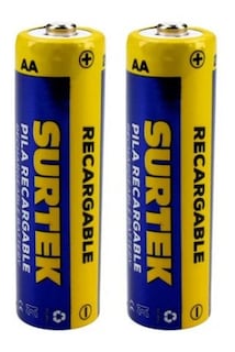 Foto 1 | Foto 1 | 2 Pilas Aa Recargables Ni-mh 1.2v 2500mah Baterías Surtek