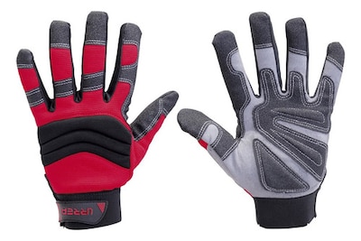 Foto 1 | Foto 1 | Guantes Mecánico Uso General Rojo/gris Anticorte Urrea