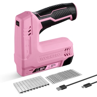 Foto 1 | Foto 1 | Pistola Inalámbrica 2 En 1 Para Grapar Y Clavar Workpro 3,6 V Power Pink - Venta Internacional.