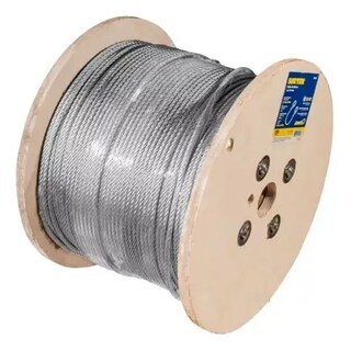 Foto 1 | Foto 1 | Cable Acero Pvc 7x19 1/4 Pulgada X75m Cap218 Surtek