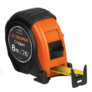 Foto 1 | Foto 1 | Flexómetro Gripper de Truper FH-8M color Naranja contra Impactos 8 M