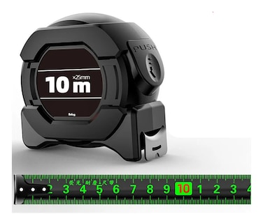Foto 2 | Foto 2 | Cinta Metrica Belug Flexometro Regla Retractil Fluorescente 10m Negro