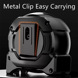 Foto 5 | Foto 5 | Cinta Metrica Belug Flexometro Regla Retractil Fluorescente 10m Negro