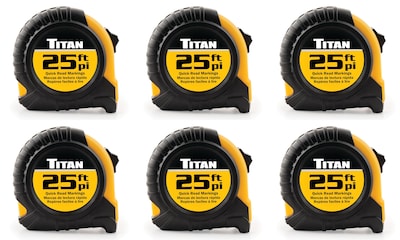 Foto 1 | Foto 1 | Juego De Cintas Métricas Titan 10925 De 7,6 M Con Marcas Fáciles De Leer - Venta Internacional.