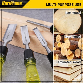 Foto 5 | Foto 5 | Juego De Cinceles Para Madera Hurricane 4 Piezas Borde Biselado De Acero Cr-v - Venta Internacional.