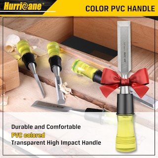 Foto 7 | Foto 7 | Juego De Cinceles Para Madera Hurricane 4 Piezas Borde Biselado De Acero Cr-v - Venta Internacional.