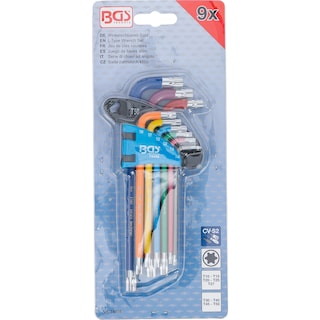 Foto 2 | Foto 2 | Juego Llaves Allen Hexagono Extra Larga T10-t50 | Bgs 74459