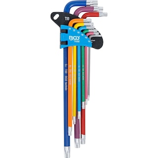 Foto 5 | Foto 5 | Juego Llaves Allen Hexagono Extra Larga T10-t50 | Bgs 74459