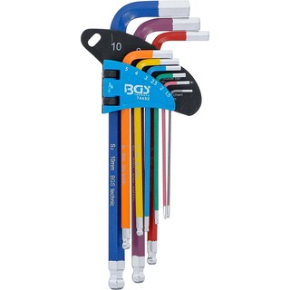 Foto 2 | Foto 2 | Juego De Llaves Allen Hexagono | 9 Pza 1,5-10 Mm | Bgs 74452 Color Multicolor