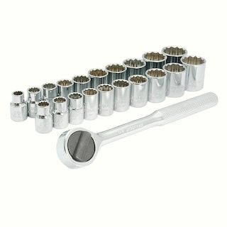 Foto 1 | Foto 1 | Juego De Dados Y Accesorios Cuadro De 3/8'' Combinado, 21 Piezas, En Riel Surtek