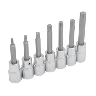 Foto 1 | Foto 1 | Juego De Dados Con Punta Torx Cuadro De 1/2'', En Riel, 7 Piezas Urrea