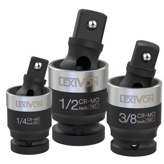 Foto 1 | Foto 1 | Juego De Juntas Universales Impact Lexivon Lx-113-s, 3 Piezas, 1/2, 3/8 Y 1/4 - Venta Internacional.
