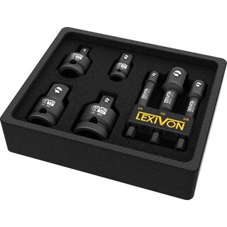 Foto 2 | Foto 2 | Kit Combinado De Adaptadores De Enchufe Lexivon Lx-109 De 7 Piezas Con Protección Contra La Corrosión - Venta Internacional.