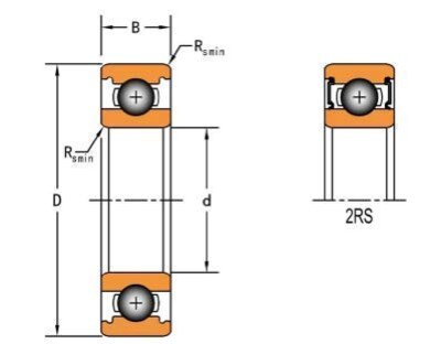 Foto 6 | Foto 6 | Rodamientos Timken 6303-2rs, Doble Junta De Goma, 17 Mm X 47 Mm X 14 Mm - Venta Internacional.
