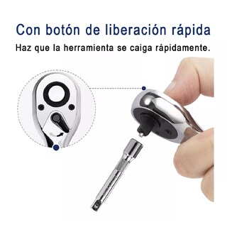 Foto 3 | Foto 3 | Juego De Trinquetes Lab.g Matracas De 1/2, 3/8 Y 1/4 Ajustable Plata