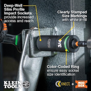 Foto 4 | Foto 4 | Juego De Enchufes Klein Tools 65111impact Knect Deep-well, 14 Piezas - Venta Internacional.