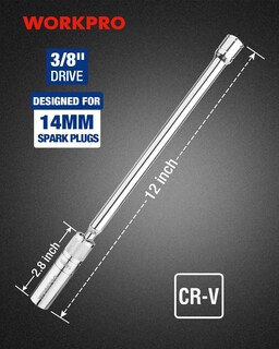 Foto 2 | Foto 2 | Enchufe De Bujía Workpro, Giratorio Magnético, 14 Mm, 12 Cm - Venta Internacional.