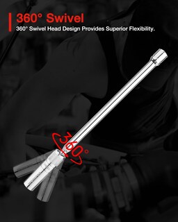 Foto 4 | Foto 4 | Enchufe De Bujía Workpro, Giratorio Magnético, 14 Mm, 12 Cm - Venta Internacional.