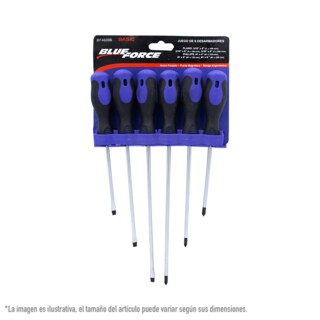 Foto 1 | Foto 1 | Desarmadores Basic Blue Force Bf46006