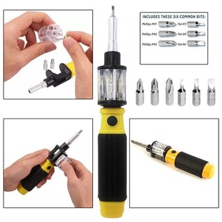 Foto 8 | Foto 8 | Desarmador 6 En 1 Puntas Magnéticas Intercambiables Práctico