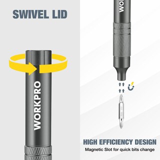Foto 4 | Foto 4 | Juego De Destornilladores De Precisión Workpro 24 En 1 Con Puntas De Acero S2 - Venta Internacional.