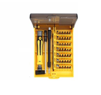 Foto 1 | Foto 1 | Language Juego De Destornilladores De Precision 46 En 1 Eo Safe Imports Esi-239-1 Amarillo