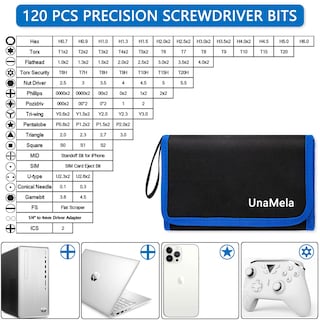 Foto 2 | Foto 2 | Juego De Destornilladores De Precisión Unamela 139 En 1 Con 120 Puntas - Venta Internacional.