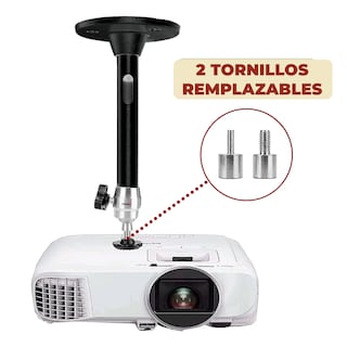 Foto 2 | Foto 2 | Soporte De Techo Universal Para Proyector Con Cabezales Giratorios 360° Color Negro