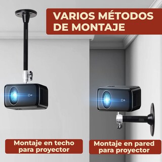 Foto 3 | Foto 3 | Soporte De Techo Universal Para Proyector Con Cabezales Giratorios 360° Color Negro