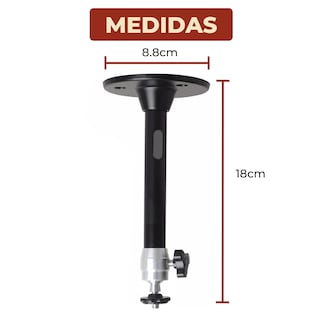 Foto 5 | Foto 5 | Soporte De Techo Universal Para Proyector Con Cabezales Giratorios 360° Color Negro