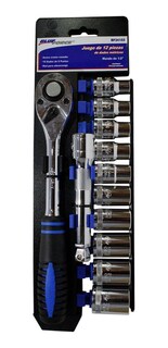 Foto 1 | Foto 1 | Matraca, Extension Y 10 Dados De 1/2 Blue Force