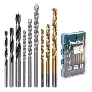 Foto 1 | Foto 1 | Juego De Brocas Makita Metal Madera Concreto 9 Pz D-71984