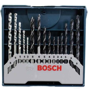 Foto 1 | Foto 1 | Juego 15 Brocas Bosch Madera Metal Concreto 017504