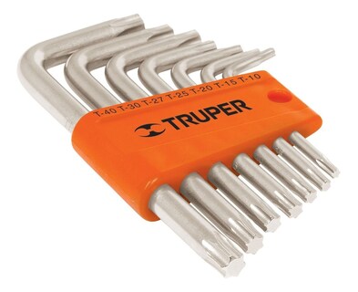 Foto 1 | Foto 1 | Juego De Llaves Torx, 7 Piezas Con Organizador Truper 15552