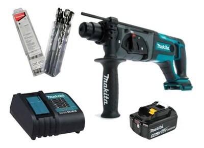 Foto 1 | Foto 1 | Kit Martillo Sds Plus 18v+jgo D Brocas Y Cinceles Dhr241stx2