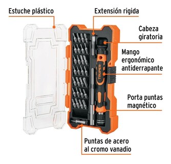 Foto 2 | Foto 2 | Juego De Desarmador De Joyero Con 30 Puntas Truper 14162