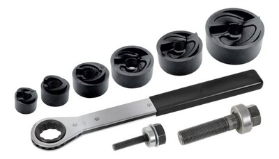 Foto 1 | Foto 1 | Juego De Sacabocados Con Matraca 53732-sen Klein Tools