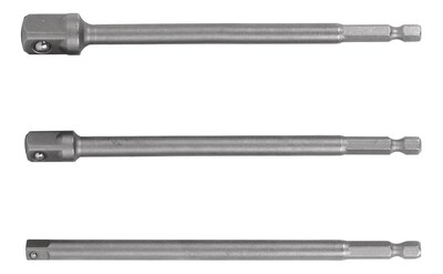 Foto 1 | Foto 1 | Juego Adaptadores Largos Para Dados 1/4 3/8 Y 1/2  3 Piezas