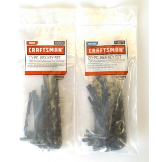 Foto 1 | Foto 1 | Juego De 40 Llaves Allen Craftsman 1.5 A 8 Mm Std 1.5 A 1/4