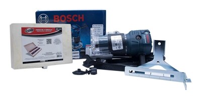 Foto 2 | Foto 2 | Router Fresadora Recortadora Gkf 550 Bosch + Juego De Brocas