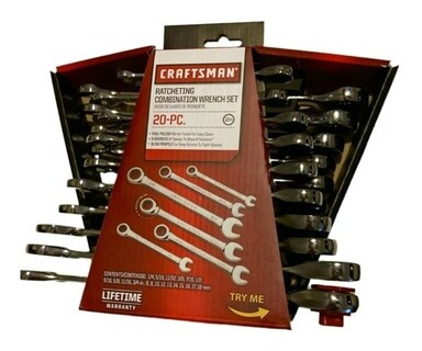 Foto 1 | Foto 1 | Craftsman 20 Llaves Con Matraca Std Y Mm Metricas 1/2 Nuevo